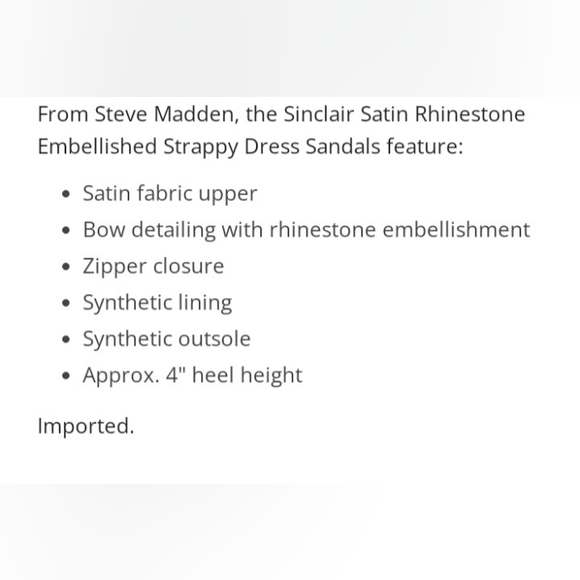 Steve Madden Retro Print Sinclair Satin Rhinestone Strappy Dress Sandals - Picture 2 of 16